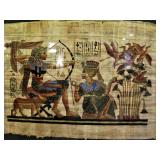 Egyptian Ancient Art On Papyrus 