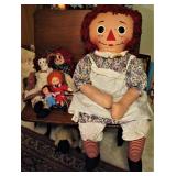 Antique Large Raggedy Ann Doll 