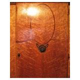 Antique Art Deco Tiger Oak Cabinet 