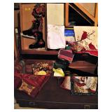 Vintage Cedar Chest - Christmas Decor 