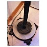 Beautiful Antique Floor Lamp with Marble Base 