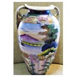 Nippon Hand Painted Vase 
