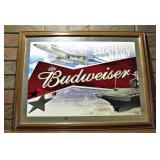 Vintage Budweiser Salutes Navy Mirror  