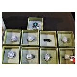 Bella Luce Gemstone Rings Sterling Silver 