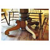 Vintage Oak Traditional Dining Set 
