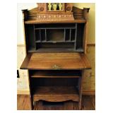 Antique Secretary Cabinet  