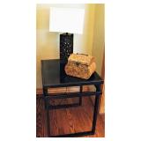 Modern Glass Top End Tables 