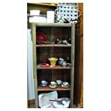 Barn Wood Shelf with Primitives 