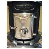 Antique Pet Oak Coal Stove 