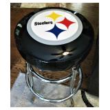 Steelers Leather Bar Stool 