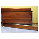 Queen Sleigh Bed without mattress 