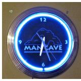 Neon Clock - Man Cave 