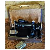Vintage Singer Machine with Case 