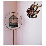 Vintage Bird Cage with Stand 