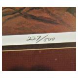 Robert E Kirby Western Artist 227 out of 500 painted of Stagecoach At Crow Butte