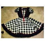Vintage Square Dance Circle Dress 
