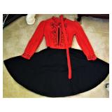 Vintage Square Dance Circle Dress 