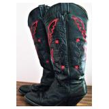 Nocona Knee-High Python Western Boots 