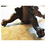 Antique Round Carved Lions