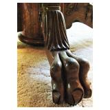 Antique Round Carved Lions