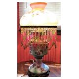 Antique Hurricane Hanging Beads Lamp 