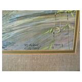 Vintage Ralph R.J. McDonald Raccoons1977 Signed By Artist 1875 OF 2000 Framed