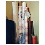 Rolls of Fabric and Upholstery  