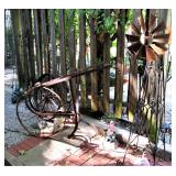 Antique Steel Wheeled Push Plow - Antique Steel Wagon Wheels 