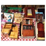 Vintage Miniature Dollhouse Furniture