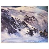 Signed Watercolor James R Fallier AWS  