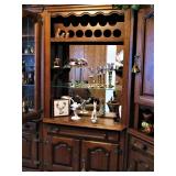 Wood Sectional Shelf Cabinet 