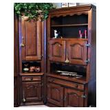 Wood Sectional Shelf Cabinet 