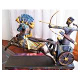 Egyptian Chariot Statue 