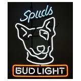 Spuds Mackenzie Bud Light Neon LED Sign 