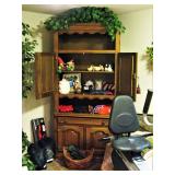 Corner Wood Cabinet Shelf  
