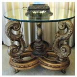 Matching Set of Elaborate Side Tables 