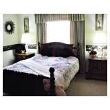 Solid Wood Queen Bed  