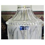 Hand-Cut Crystal Lamp Set 