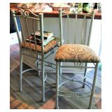 Pair of Unique Bar Chairs 