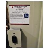 Symmetry Wheelchair Elevator - Used 1 time being sold for half of the original purchase price!