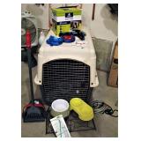 Large Dog Kennel and other Dog Supplies 