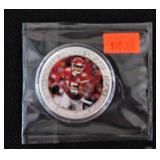 Patrick Mahomes Silver Dollar Coin 