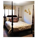 Four Poster Tall Finials Queen Bed 