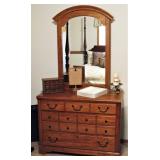 Smaller Dresser with Mirror 
