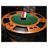 Extremely Nice Claw Feet Game Table with 4 Chairs 