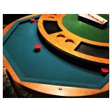 Extremely Nice Claw Feet Game Table with 4 Chairs 