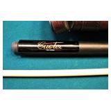 Cuetec Earl Strickland Cue - Shurtz Custom Cue - Leather Case