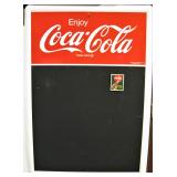 Coca-Cola Large Meta Plaque Sign 
