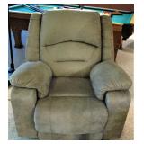 Electric Push Button Recliner with Lumbar and Headrest Adjustment 