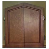 Dart Board With Hanging Cabinet 